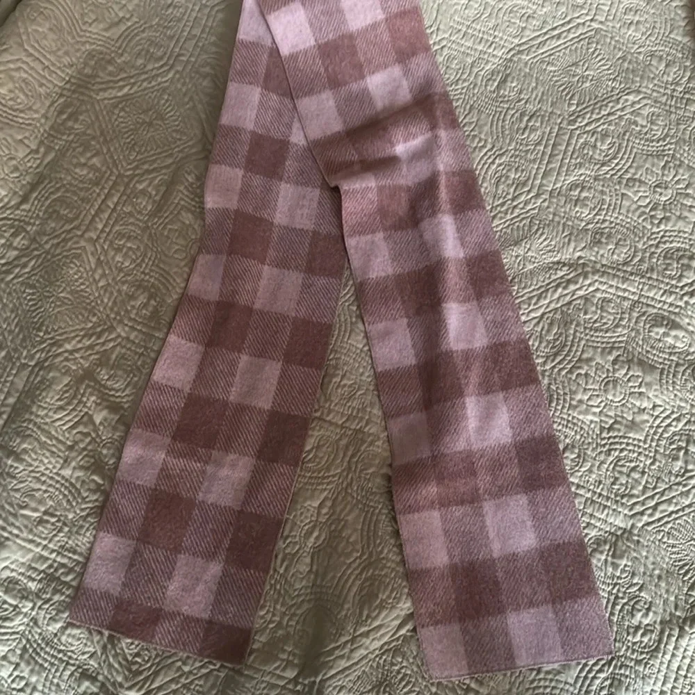 Vintage Wool scarf earth tones FLAWLESS